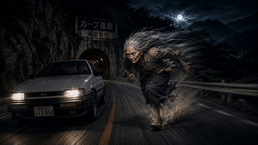 追いかけてくるターボババア